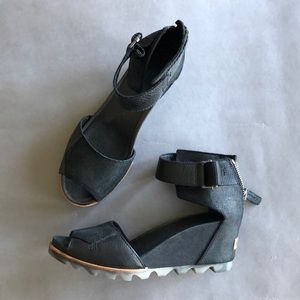 Sorel Ankle Strap Wedge Heel
